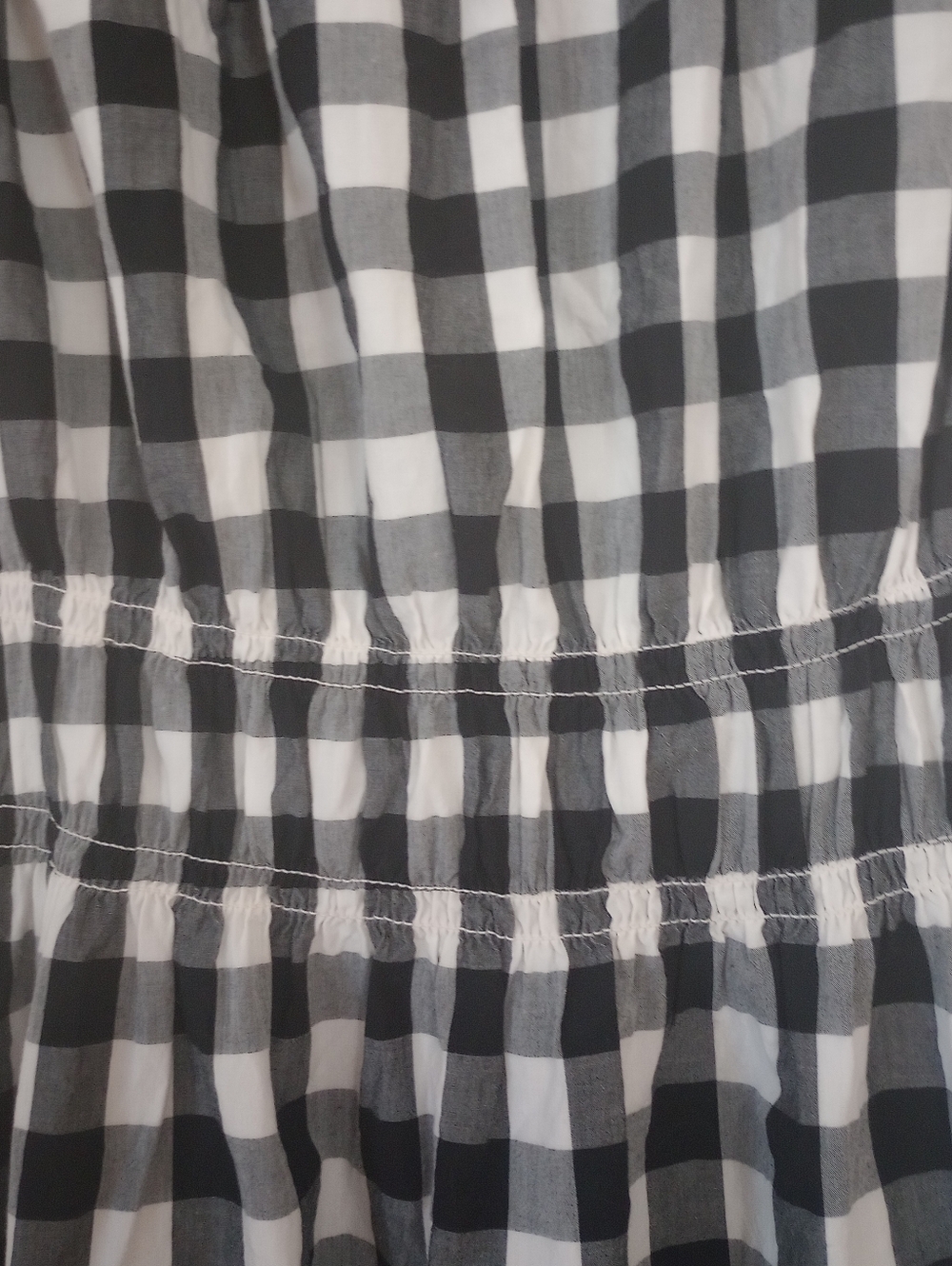 A New Day Black and White Gingham Sleeveless Dress Size Small - Picture 9 of 13